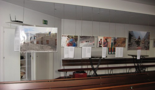 Ausstellung in der Evangelischen Friedenskirchengemeinde in Bonn.